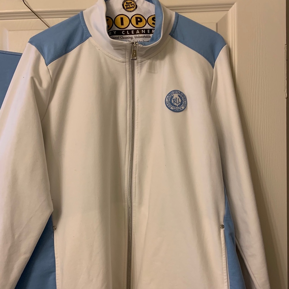 Ralph Lauren Blue and White Sweat Suit